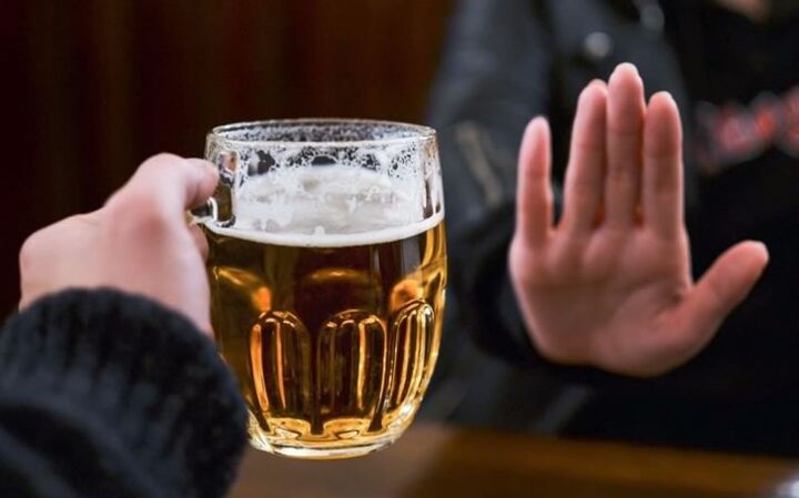 Parando de cerveja